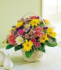  Ankara �i�ek�iler  Karisik mevsim sepeti sevenlere