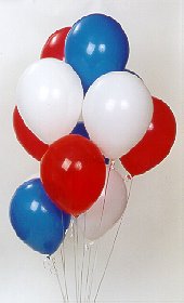  Ankara �i�ek�iler  17 adet renkli karisik u�an balon buketi