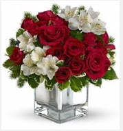 11 adet k�rm�z� g�l ve beyaz k�r �i�ekleri  Ankara 14 �ubat sevgililer g�n� �i�ek 