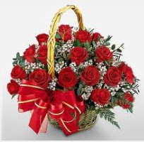 17 adet k�rm�z� g�lden g�l �i�ek sepeti  Ankara �i�ek ma�azas� , �i�ek�i adresleri 
