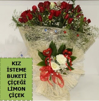 27 adet k�rm�z� g�lden k�z isteme buketi  Ankara �i�ek sat��� 