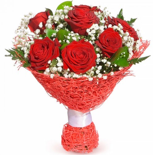 7 adet k�rm�z� g�l buketi  Ankara �i�ek�iler 