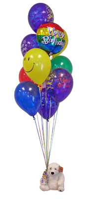  Ankara �i�ek�i telefonlar�  Sevdiklerinize 17 adet u�an balon demeti yollayin.