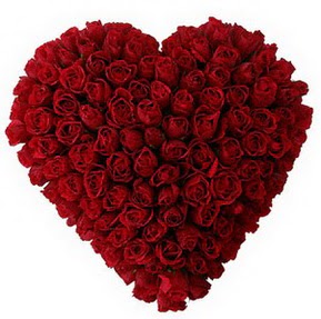  Ankara �i�ek�i ma�azas�  muhte�em k�rm�z� g�llerden kalp �i�e�i