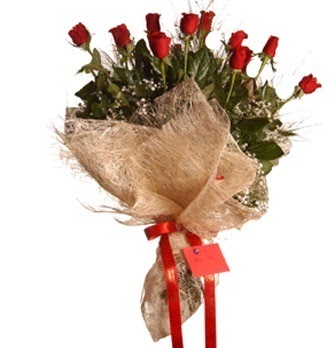  Ankara �i�ek servisi , �i�ek�i adresleri  10 adet k�rm�z� g�lden g�rsel buket