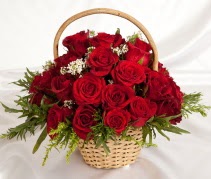 19 adet k�rm�z� g�lden �i�ek sepeti  Ankara �i�ek servisi , �i�ek�i adresleri 
