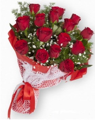 15 adet k�rm�z� g�lden k�z isteme buketi  Ankara �i�ek g�nderme 