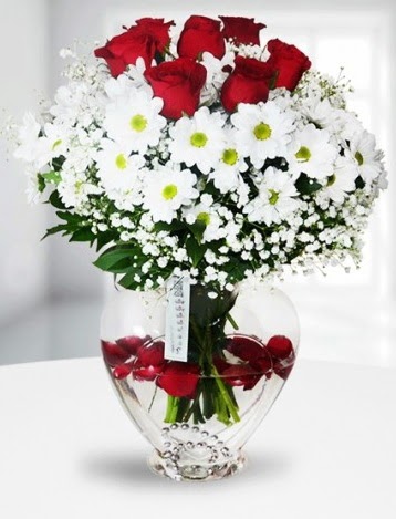 Kalp camda 7 g�l k�r �i�e�i s�per g�rsellik  Ankara �i�ek yolla 