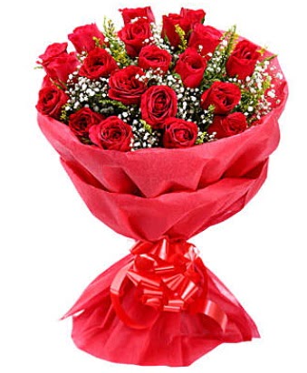 21 adet k�rm�z� g�lden modern buket  Ankara �i�ek g�nderme  