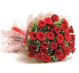 27 Adet k�rm�z� g�l buketi  Ankara ucuz �i�ek g�nder 