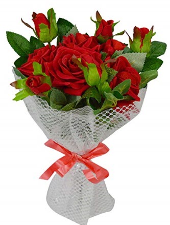 9 adet k�rm�z� g�lden sade ��k buket  Ankara �i�ek�i telefonlar� 